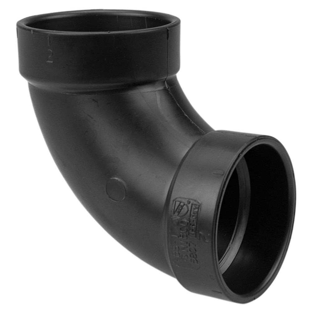 I055650 - 4" Hub ABS DWV 90 Degree Elbow 5807