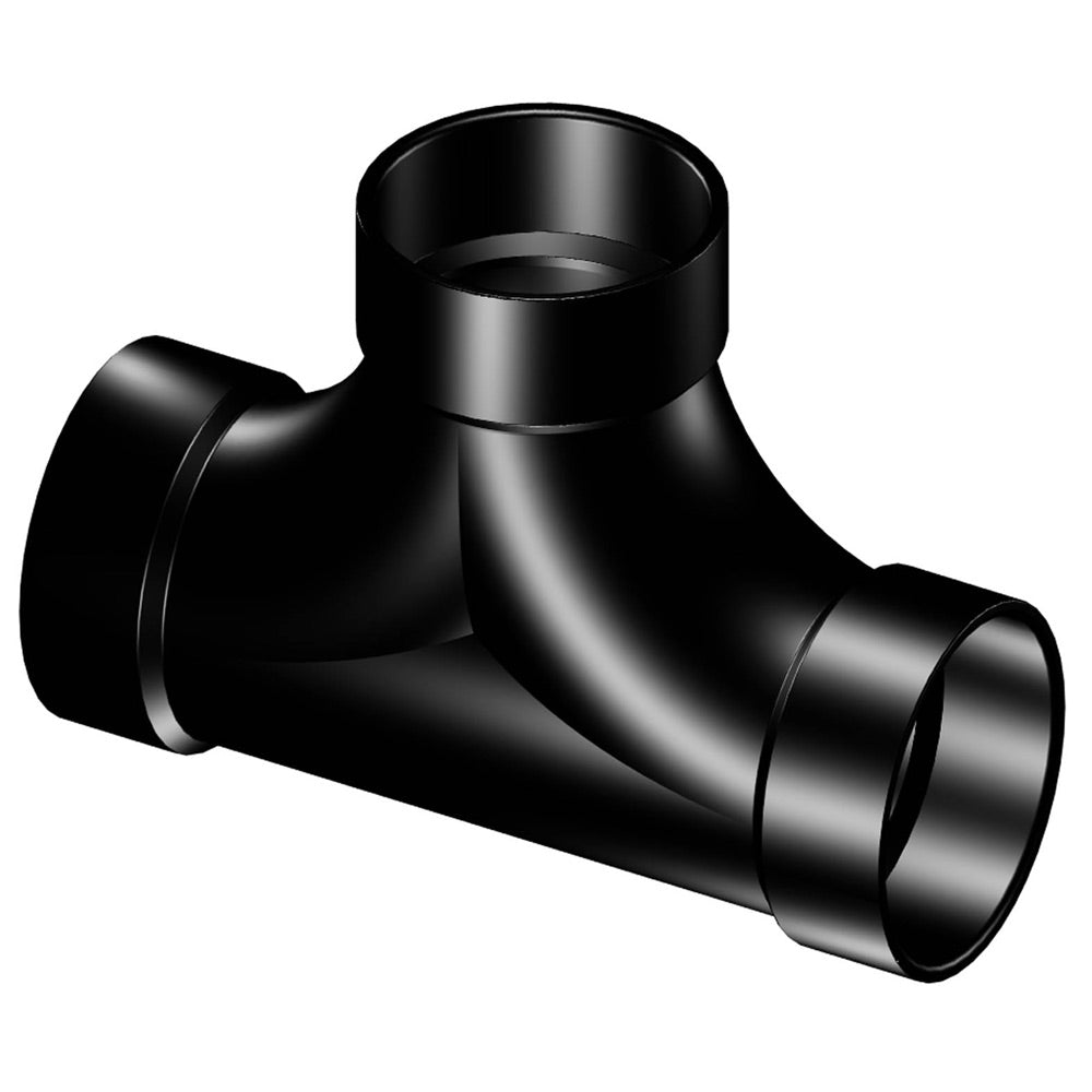 I138070 - 4" Hub ABS DWV 2-Way Cleanout Tee 5811C