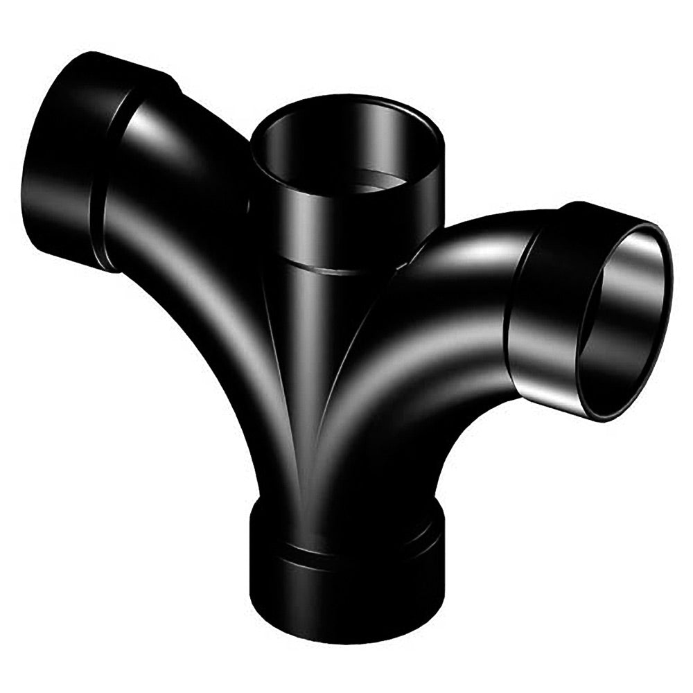 I277650 - 5835BR 3" x 2" x 3" x 3 HUB Double Fixture Tee ABS