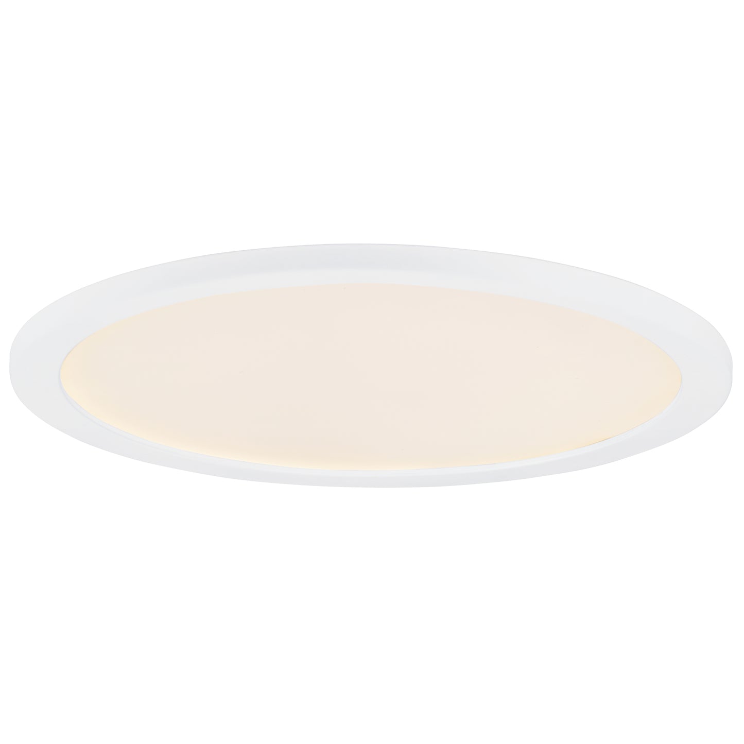 58740WTWT - Wafer 22" Semi Flush Mount Ceiling Light - White