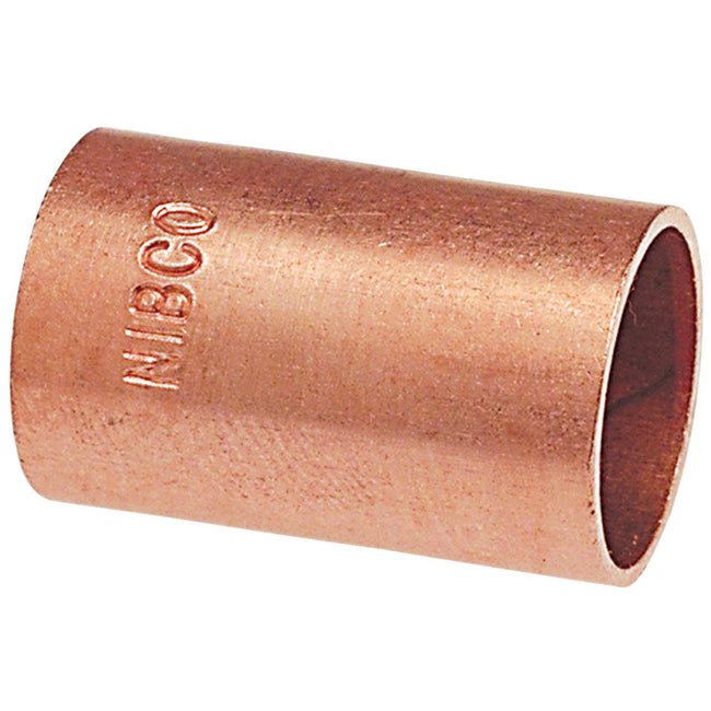 1 1/4" Coupling without Stop C x C - Wrot Copper, 601