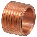 1/2" Flush Adapter C x M - Wrot Copper, 604-F