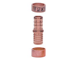 Sioux Chief 645X2G - 1/2" PEX × 1/2" PB Straight Adapters
