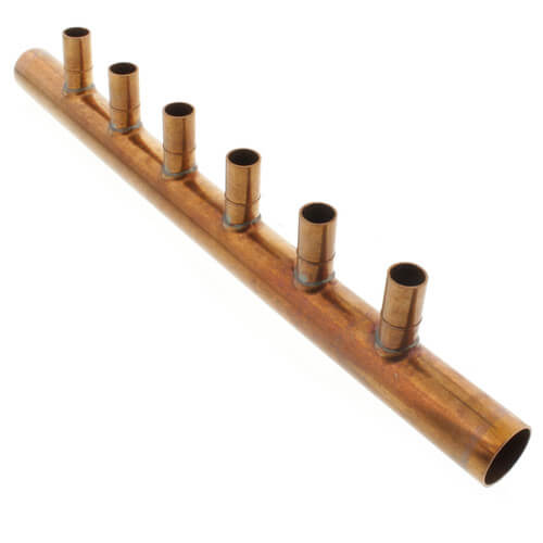 Sioux Chief 678-20644 - Type L Copper Male Sweat x Female Sweat 1 in. Valve Manifold