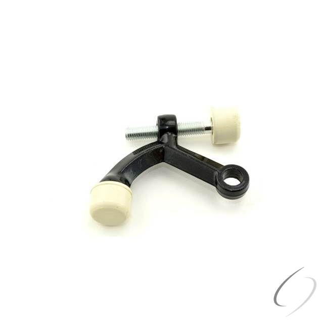 Aluminum Hinge Pin Door Stop Black Finish