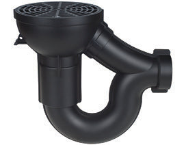 Sioux Chief 800-A - 2" WeldOne Floor Drain (gray PVC, black ABS)