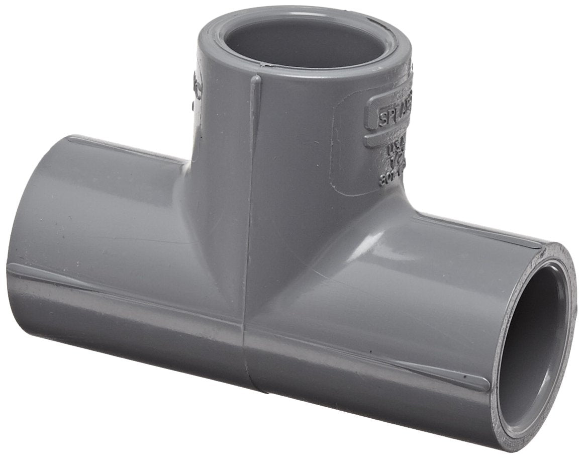 Spears 801-025C - CPVC Pipe Fitting, Tee, Schedule 80, 2-1/2" Socket