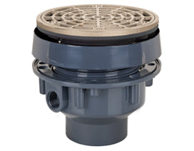 Sioux Chief 832-25PNR - Adjustable Floor Drain Complete Assembly With Ring and Strainer, 2x3 in Outl