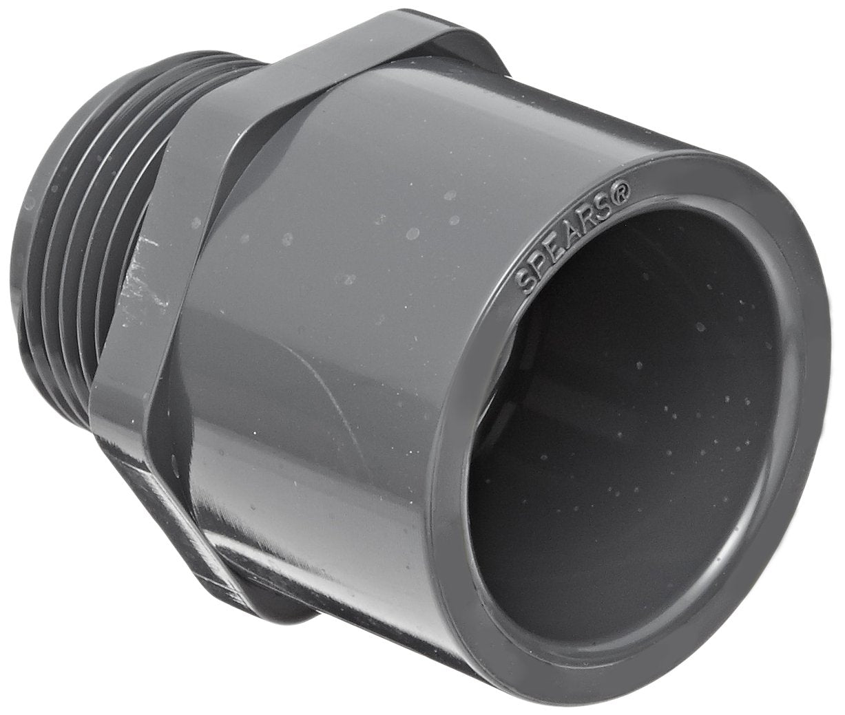 836-030 - PVC Pipe Fitting, Adapter, Schedule 80, 3" Socket x NPT Male