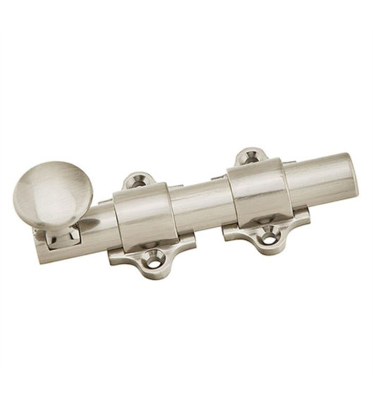 8516US19 4" Dutch Door Bolt Flat Black Finish