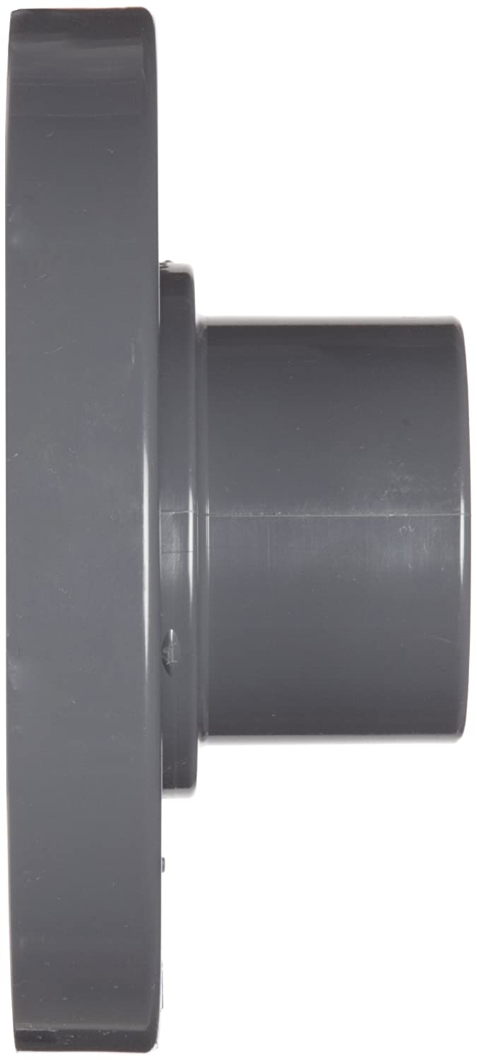854-025 - PVC Pipe Fitting, Van Stone Flange, Class 150, Schedule 80, Gray, 2-1/2" Socket