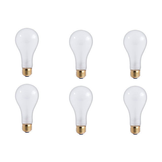 100201 - Frosted A23 Incandescent Light Bulb - 200 Watt - 12 Pack
