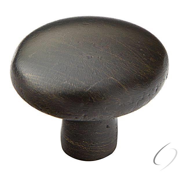 Sandcast Bronze Round Cabinet Knob