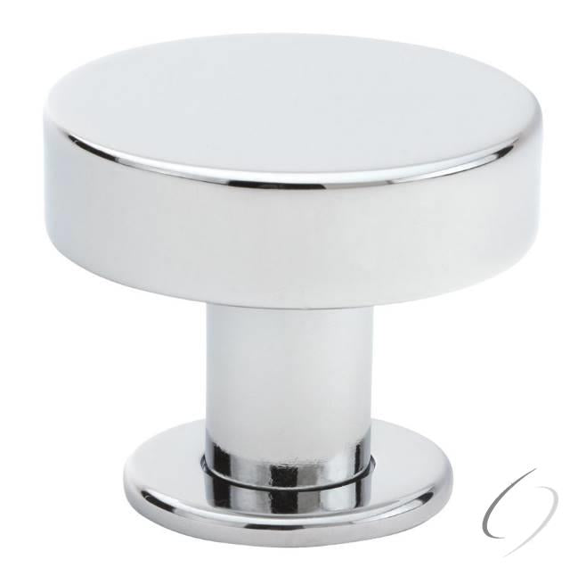 86321US26 Cadet 1" Cabinet Knob Bright Chrome Finish