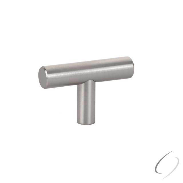 86357US15 Brass Bar 2" Cabinet Knob Satin Nickel Finish