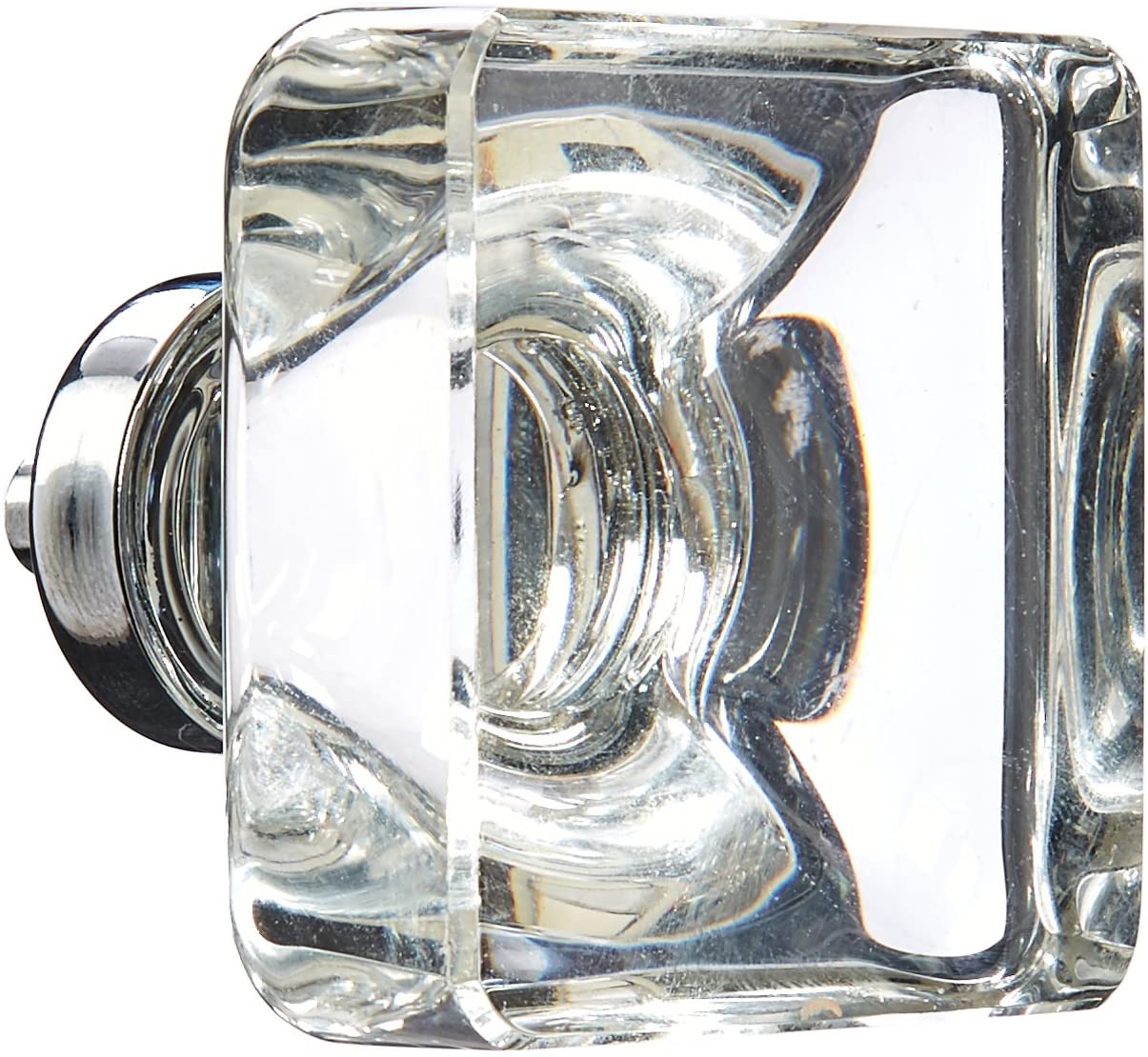 86404US26 Square 1-3/4" Cabinet Knob Bright Chrome Finish