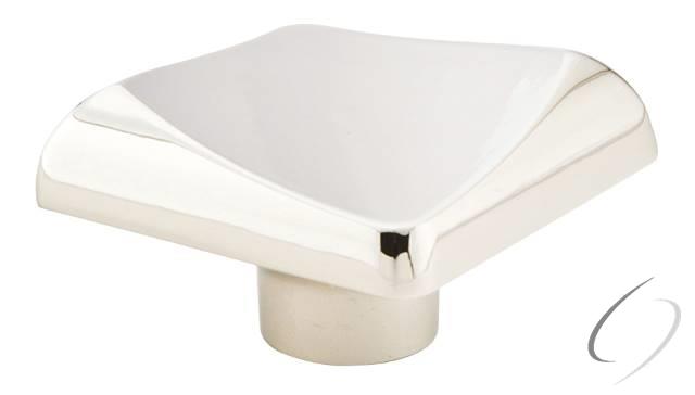 86410US14 Bezier 1-3/8" Cabinet Knob Bright Nickel Finish