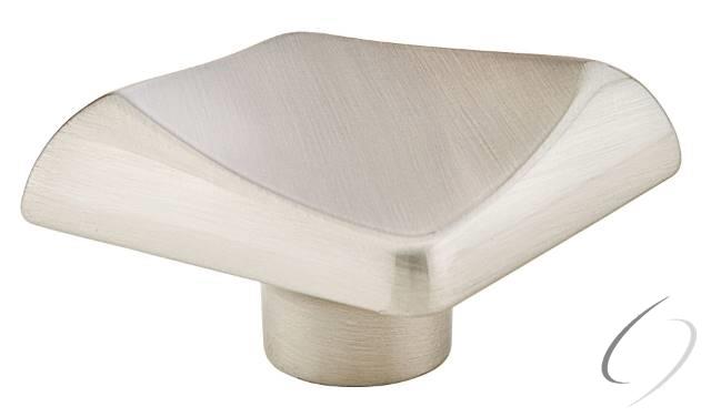86410US15 Bezier 1-3/8" Cabinet Knob Satin Nickel Finish