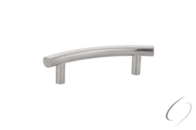 86416US15 T-Curve Bar 3-1/2" Cabinet Pull Satin Nickel Finish