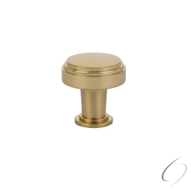 86432US4 Newport 1-1/4" Cabinet Knob Satin Brass Finish