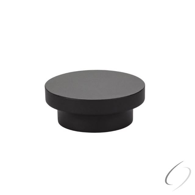 86449US19 1-5/8" District Cabinet Knob Flat Black Finish