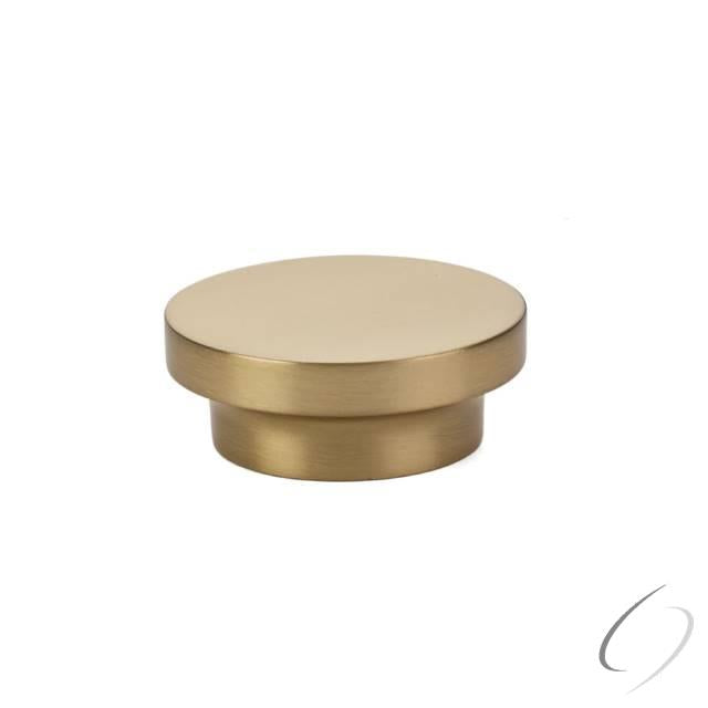 86449US4 1-5/8" District Cabinet Knob Satin Brass Finish