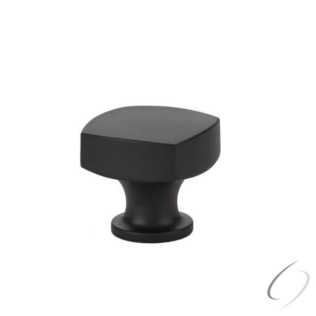 1-1/4" Freestone Cabinet Knob Flat Black Finish