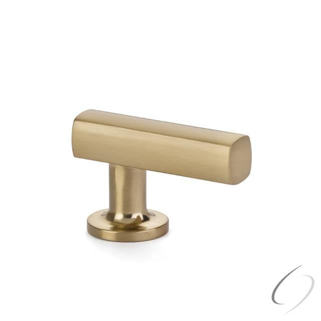 1-1/8" x 1-7/8" Freestone Finger Pull Satin Brass Finish