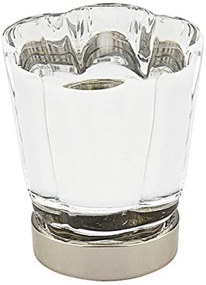 86565US26 Forza 1-1/4" Crystal Cabinet Knob Bright Chrome Finish
