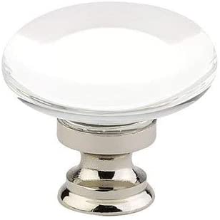 86567US26 Providence 1-3/8" Crystal Cabinet Knob Bright Chrome Finish