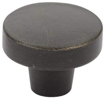 86660MB Rustic Modern 1-3/8" Round Knob Medium Bronze Finish