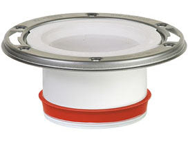 Sioux Chief 887-GPM - 4" Inside Push Tite Flange w/ Stainless Steel Swivel Ring