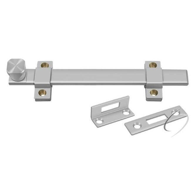 8SSB32D 8" Heavy Duty Security Bolt; Satin Stainless Steel Finish