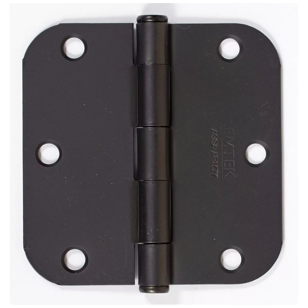 Emtek 91033MB Pair of 3-1/2" x 3-1/2" 5/8" Radius Steel Residential Duty Hinges Medium Bronze Finish