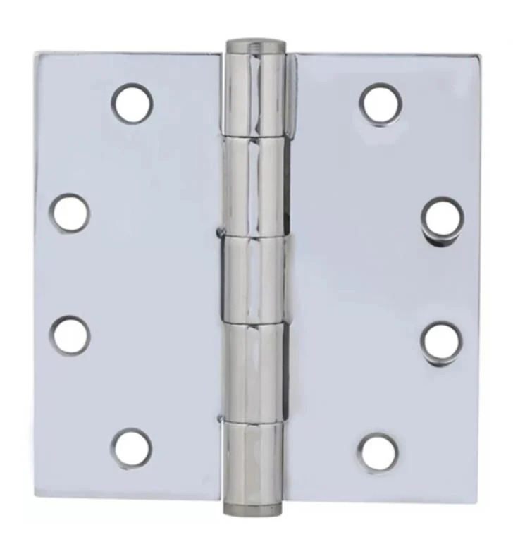 Emtek 92015TWB Pair of 4-1/2" x 4-1/2" Square Steel Heavy Duty Hinges Tumbled White Bronze Finish