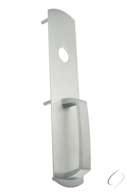 Night Latch Pull Trim for 98 / 99 Rim or Vertical; Satin Chrome Finish
