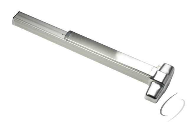4' Concealed Vertical Rod Grooved Case Exit Device; Satin Chrome Finish