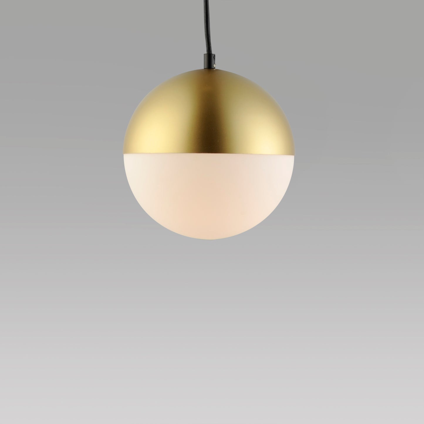 E20361-92MG - Half Moon 8.5" Pendant - Metallic Gold