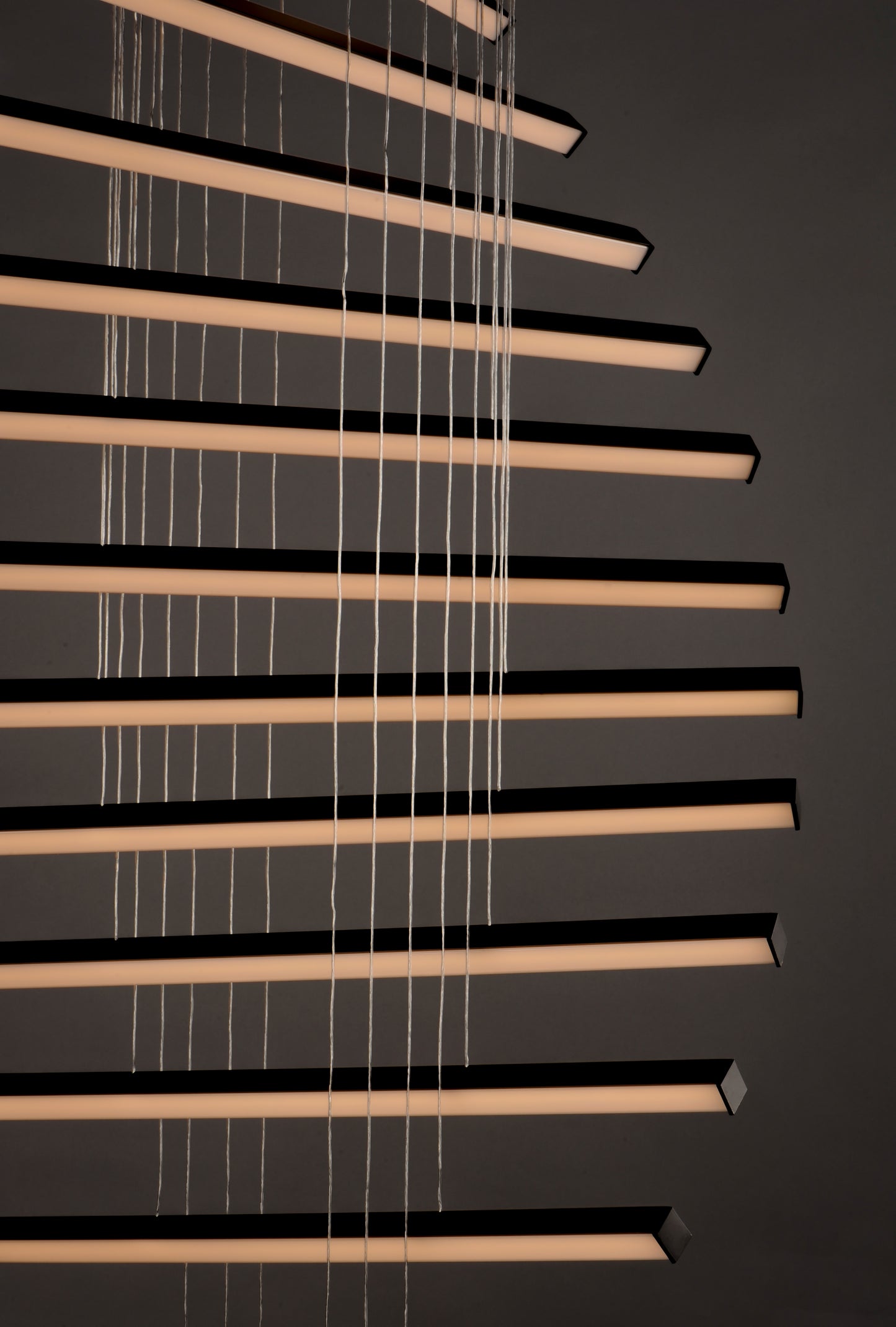 E21379-BK - 16 Light Hover 28" Chandelier - Black