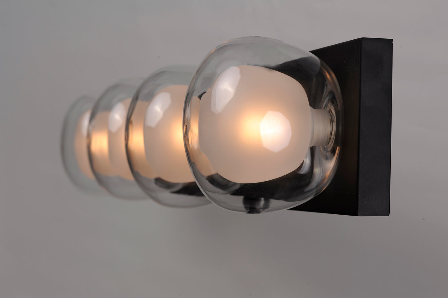 E21454-93BK - Pod 4-Light LED Bath Vanity - Black