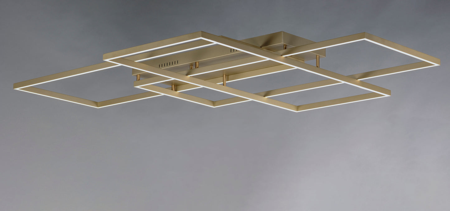 E21513-CHP - Traverse LED 24" Flush Mount Ceiling Light - Champagne