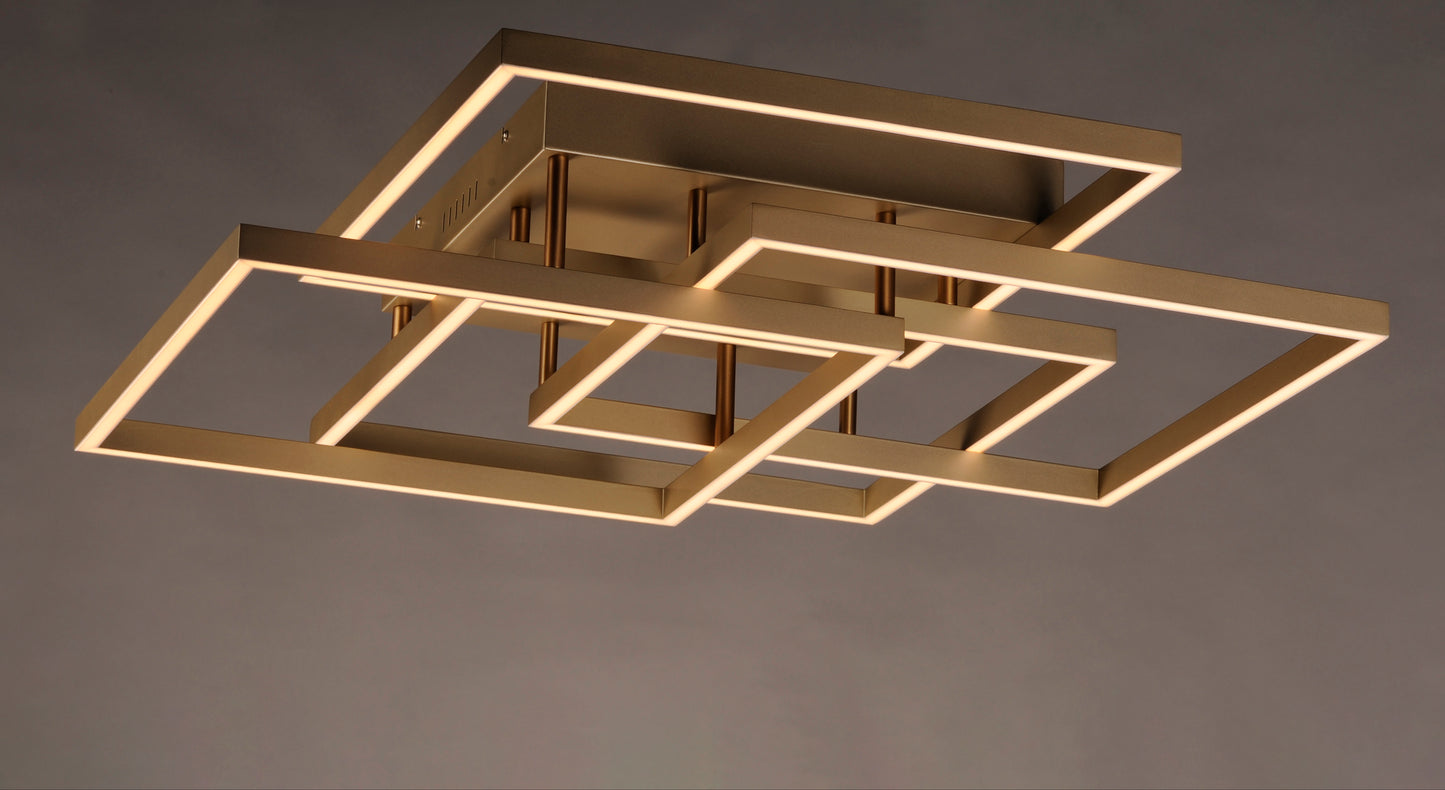 E21518-CHP - Traverse LED 31" Flush Mount Ceiling Light - Champagne