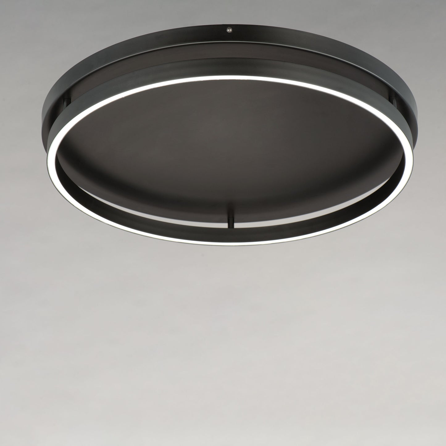 E22720-BK - Groove WiZ 25" Flush Mount Ceiling Light - Black