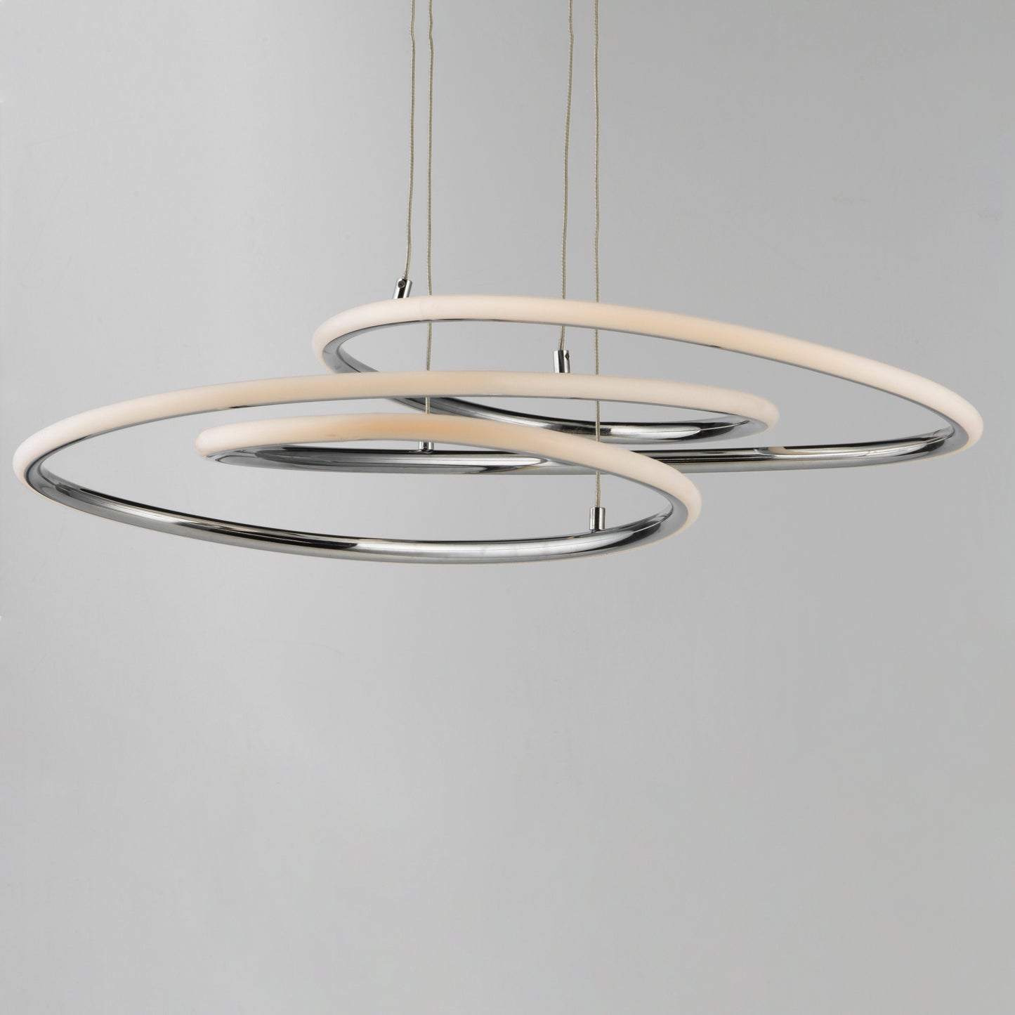 E24132-PC - Coaster 20" Pendant - Polished Chrome