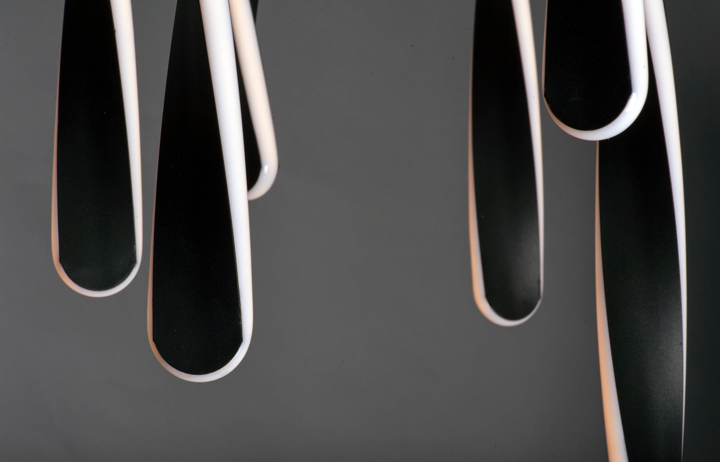 E24154-BK - 5 Light Pirouette 16" Chandelier - Black