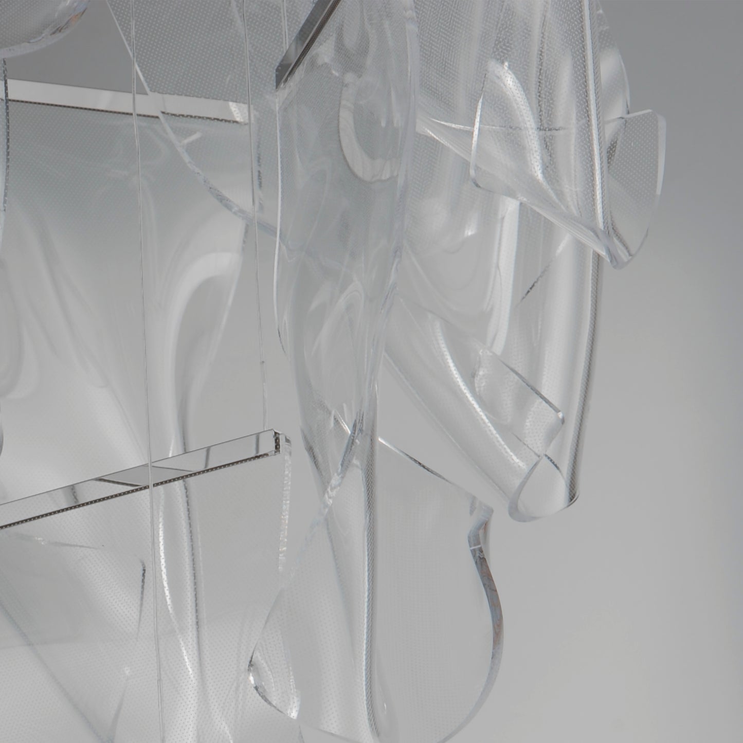 E24878-133BGM - 13 Light Rinkle 24" Chandelier - Brushed Gunmetal