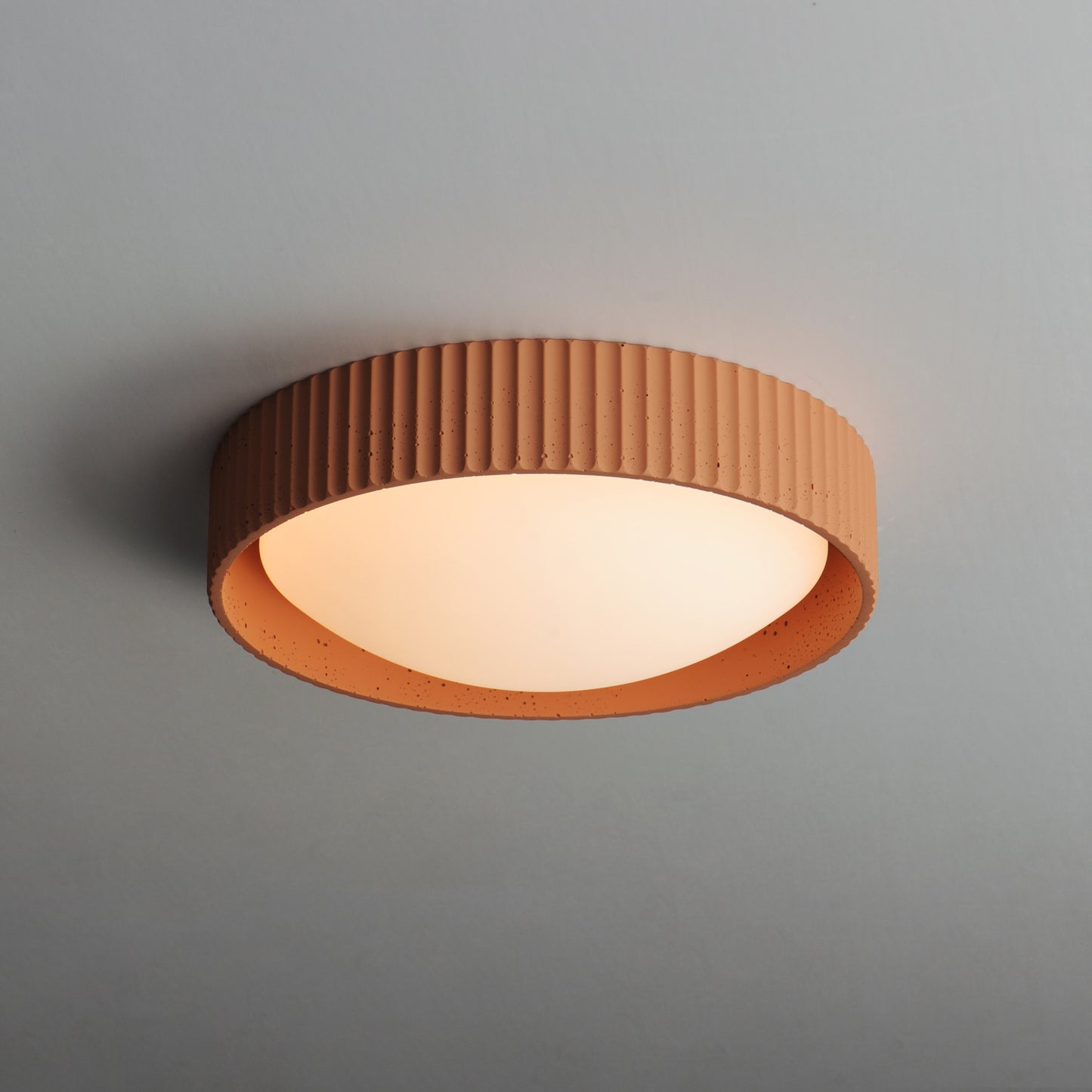 E25051-TRC - Souffle 14" Flush Mount Ceiling Light - Terra Cotta