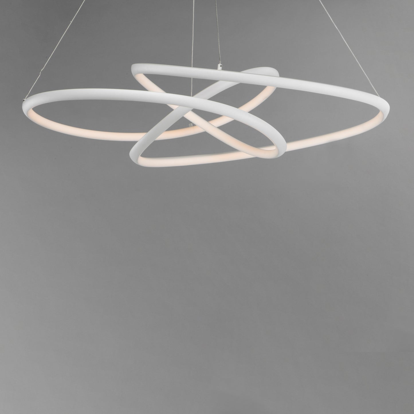 E30647-MW - Twisted 26" Pendant - Matte White