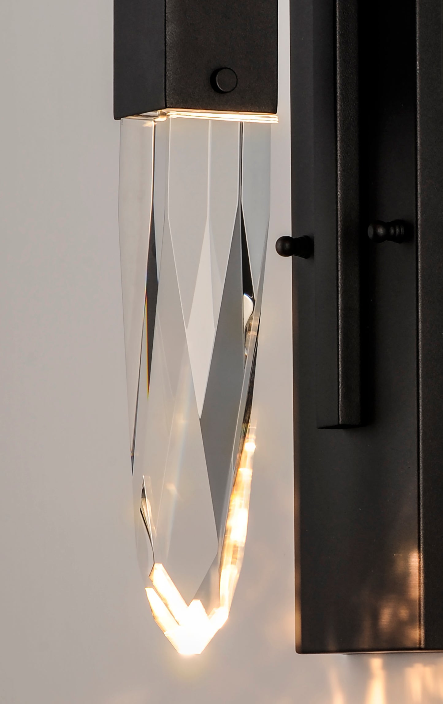 E31240-20BK - Quartz LED Wall Sconce - Black
