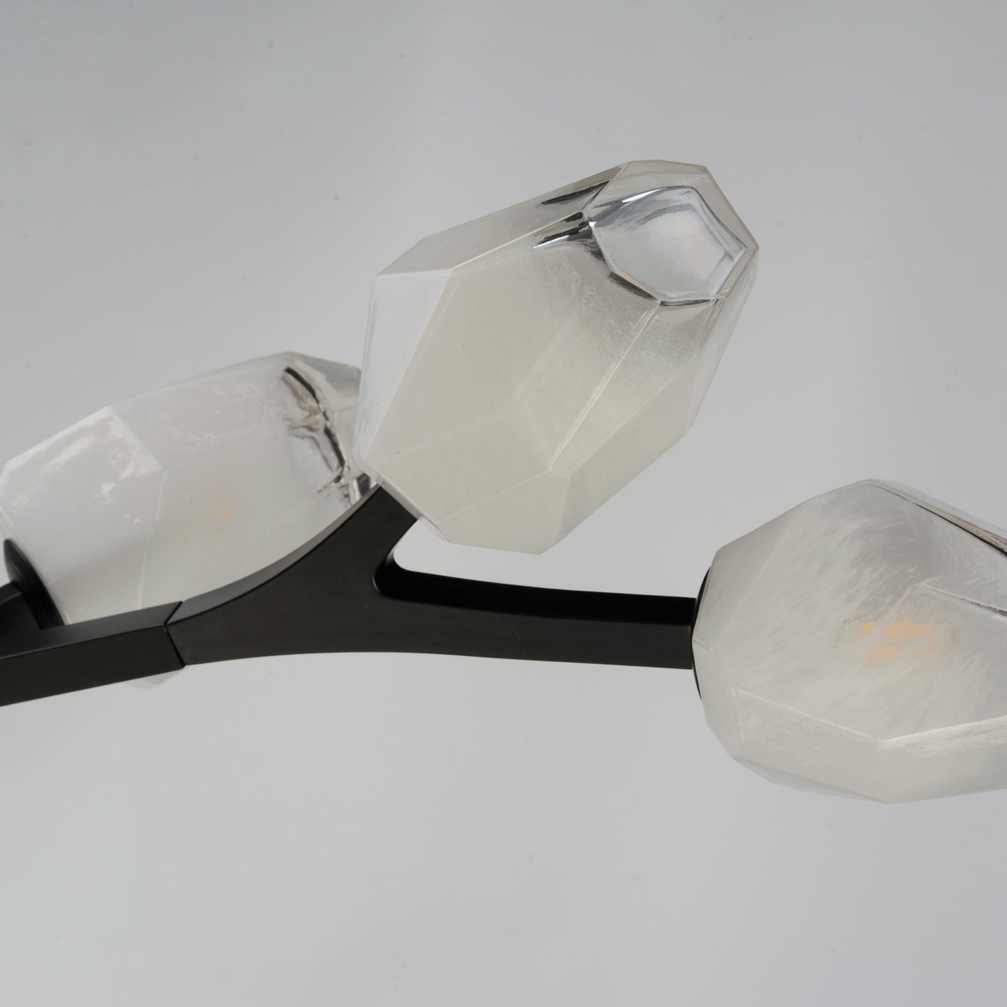 E32797-93BK - 10 Light Blossom 17" Chandelier - Black